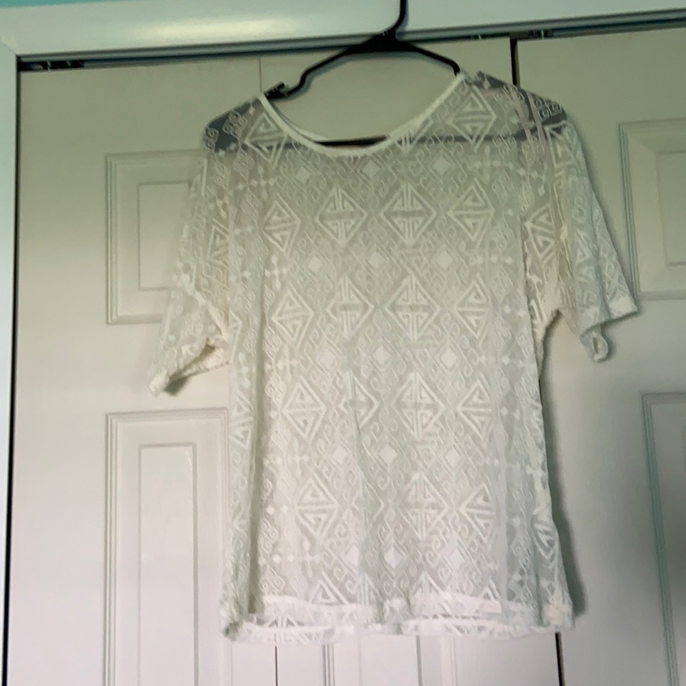 Cream short sleeve